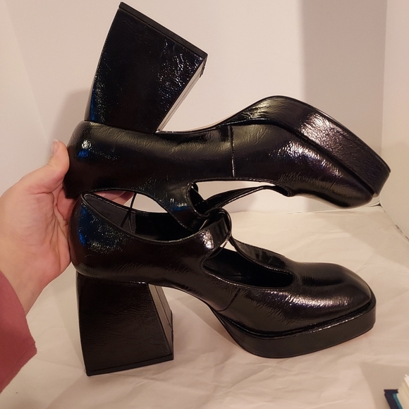 NWOT Circus NY by Sam Edelman "Kay" Black Mary Jane Platform Pumps in Size 9.5 M - Picture 5 of 11